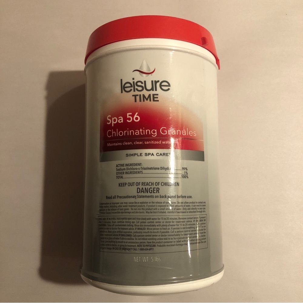 Leisure Time Spa Chemicals - Spa 56 Chlorinating Granules 5 lb